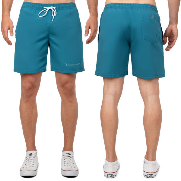 Reichstadt Herren Regular Fit Badehose Mid Waist 25RS073 Blue XXL