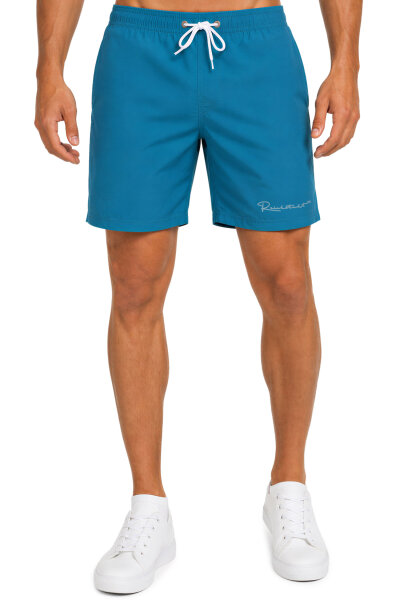 Reichstadt Herren Regular Fit Badehose Mid Waist 25RS073 Blue 3XL