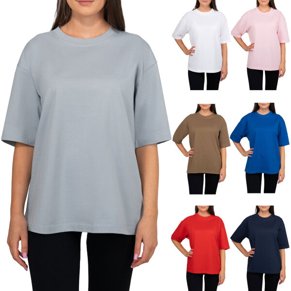 Reichstadt Damen Oversized Kurzarmshirt 25RSW070