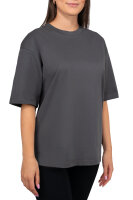 Oversized T-Shirt Damen Logoschriftzug 25RSW070 Dark Grey XS