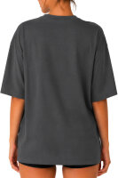 Reichstadt Damen Oversized Kurzarmshirt 25RSW070 Dark Grey M