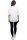 Oversized T-Shirt Damen Logoschriftzug 25RSW070 White XS
