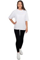 Oversized T-Shirt Damen Logoschriftzug 25RSW070 White M