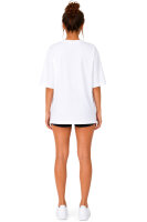 Reichstadt Damen Oversized Kurzarmshirt 25RSW070 White M