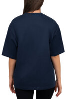 Oversized T-Shirt Damen Logoschriftzug 25RSW070 Dark Blue L
