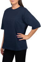 Oversized T-Shirt Damen Logoschriftzug 25RSW070 Dark Blue L