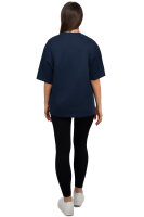 Oversized T-Shirt Damen Logoschriftzug 25RSW070 Dark Blue L
