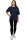 Oversized T-Shirt Damen Logoschriftzug 25RSW070 Dark Blue L