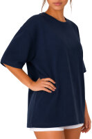 Reichstadt Damen Oversized Kurzarmshirt 25RSW070 Dark Blue XXL
