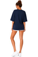 Reichstadt Damen Oversized Kurzarmshirt 25RSW070 Dark Blue XXL