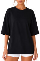 Reichstadt Damen Oversized Kurzarmshirt 25RSW070 Black XS
