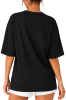 Reichstadt Damen Oversized Kurzarmshirt 25RSW070 Black XS