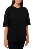 Oversized T-Shirt Damen Logoschriftzug 25RSW070 Black M