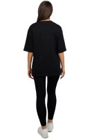 Oversized T-Shirt Damen Logoschriftzug 25RSW070 Black M
