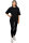 Oversized T-Shirt Damen Logoschriftzug 25RSW070 Black XL