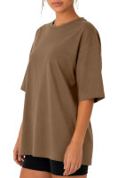 Reichstadt Damen Oversized Kurzarmshirt 25RSW070 Khaki XL
