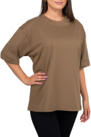 Oversized Damen T-Shirt 25RSW070 Kaki XXL