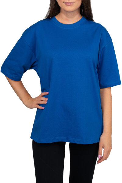 Oversized T-Shirt Damen Logoschriftzug 25RSW070 Navy L
