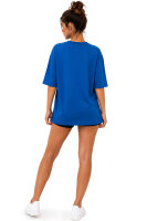 Reichstadt Damen Oversized Kurzarmshirt 25RSW070 Navy Blue XL