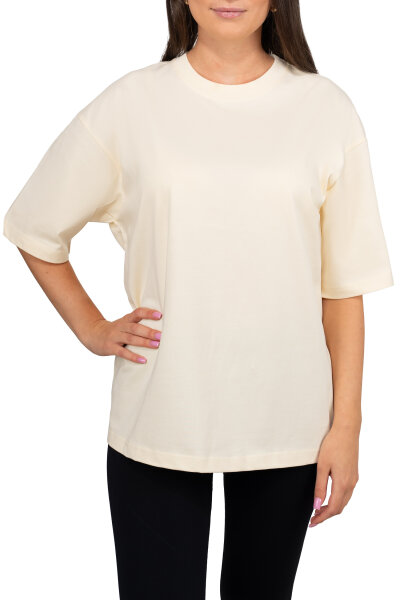 Oversized Damen T-Shirt 25RSW070 Yellow XS