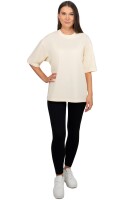 Oversized Damen T-Shirt 25RSW070 Yellow XS