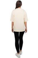 Oversized T-Shirt Damen Logoschriftzug 25RSW070 Yellow S