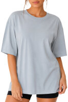 Reichstadt Damen Oversized Kurzarmshirt 25RSW070 Light Blue XS