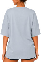Reichstadt Damen Oversized Kurzarmshirt 25RSW070 Light Blue XS