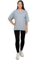 Oversized T-Shirt Damen Logoschriftzug 25RSW070 Light Blue M