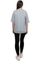 Oversized T-Shirt Damen Logoschriftzug 25RSW070 Light Blue XL