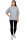 Oversized Damen T-Shirt 25RSW070 Light Blue XXL