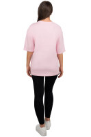 Oversized T-Shirt Damen Logoschriftzug 25RSW070 Pink M