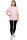 Oversized Damen T-Shirt 25RSW070 Pink M