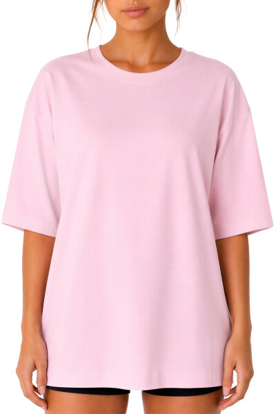 Reichstadt Damen Oversized Kurzarmshirt 25RSW070 Pink XXL