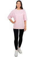 Oversized T-Shirt Damen Logoschriftzug 25RSW070 Pink XXL
