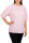 Oversized T-Shirt Damen Logoschriftzug 25RSW070 Pink XXL