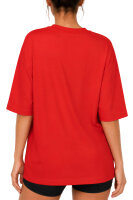 Reichstadt Damen Oversized Kurzarmshirt 25RSW070 Red XXS
