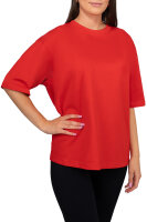 Oversized T-Shirt Damen Logoschriftzug 25RSW070 Red XS