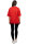 Oversized Damen T-Shirt 25RSW070 Red XS