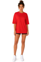Reichstadt Damen Oversized Kurzarmshirt 25RSW070 Red L