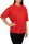 Oversized T-Shirt Damen Logoschriftzug 25RSW070 Red XL