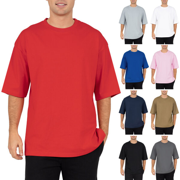 Oversized T-Shirt Herren Logoschriftzug 25RS070