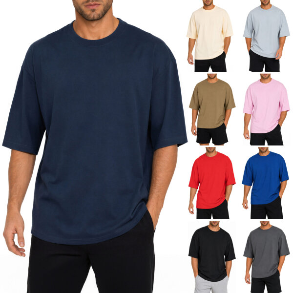 Reichstadt Herren Oversized Kurzarmshirt 25RS070