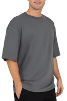 Oversized T-Shirt Herren Logoschriftzug 25RS070 Dark Grey XXS