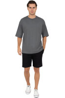 Oversized T-Shirt Herren Logoschriftzug 25RS070 Dark Grey XXS