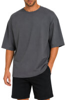 Reichstadt Herren Oversized Kurzarmshirt 25RS070 Dark Grey XS