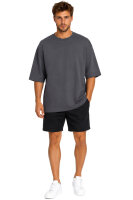 Reichstadt Herren Oversized Kurzarmshirt 25RS070 Dark Grey XS