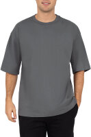 Oversized T-Shirt Herren Logoschriftzug 25RS070 Dark Grey L