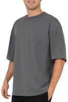 Oversized T-Shirt Herren Logoschriftzug 25RS070 Dark Grey L
