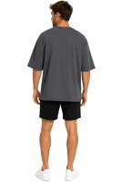 Reichstadt Herren Oversized Kurzarmshirt 25RS070 Dark Grey L